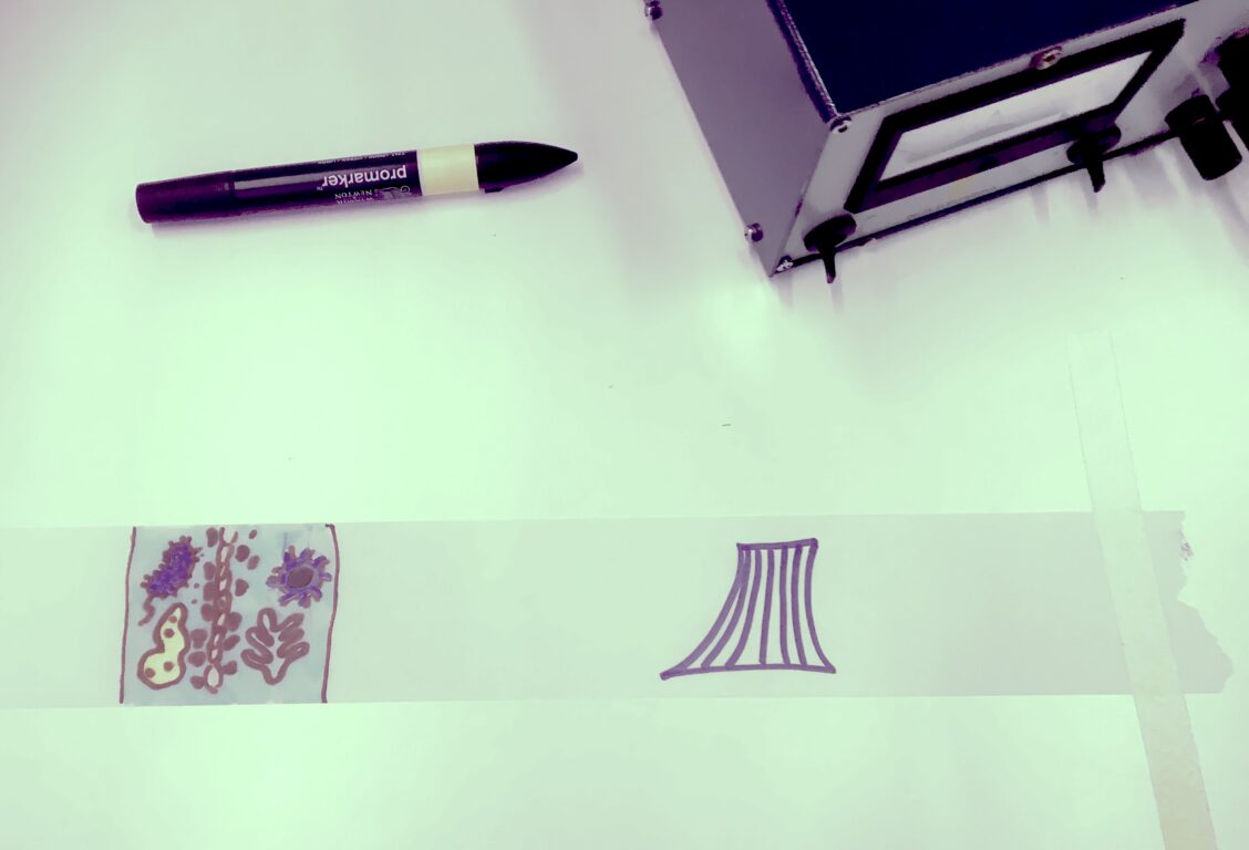 sketches in X-LAB by workshop participants inspired by hyperboloid cooling towers